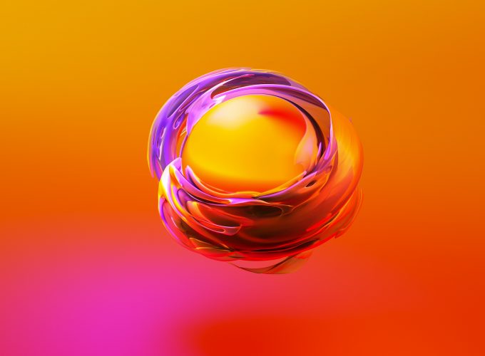 Wallpaper sphere, 3D, orange, yellow, HD, Abstract 118271939